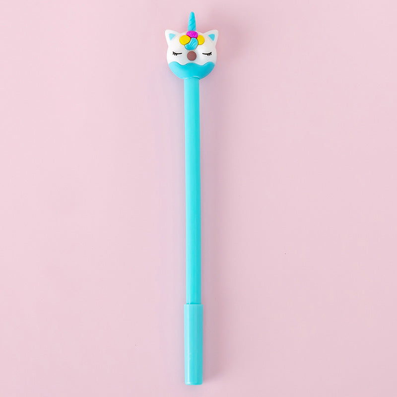 Wholesale Donut Unicorn Plastic Rollerball Pen